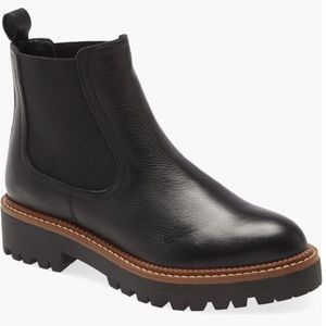 Nordstrom Calson Miller Water Resistant Lug Chelsea Boot